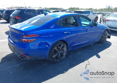 2022 Genesis G70 3.3T Rwd из США, поврежденный, VIN KMTG54TE2NU103291